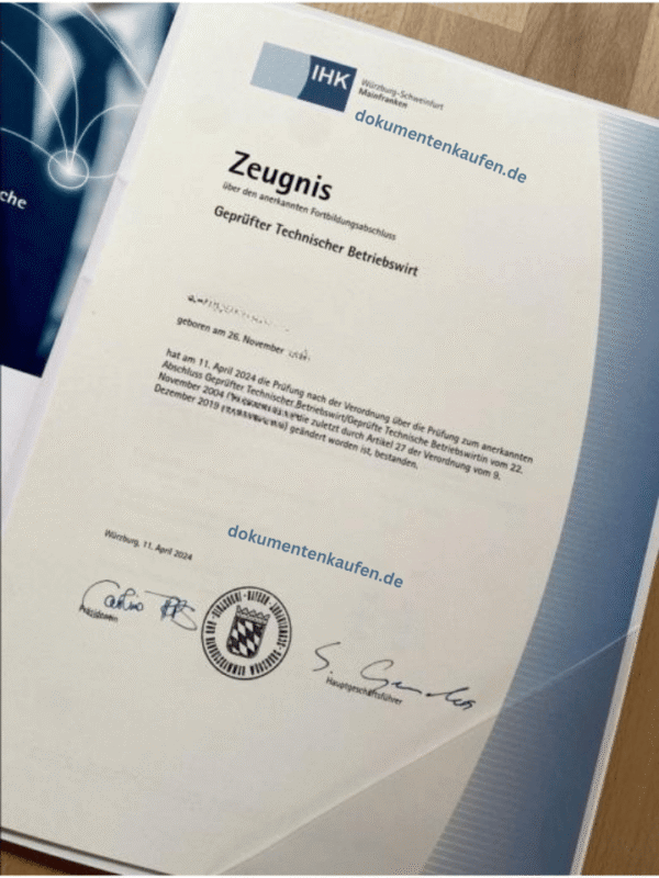 Führungskraft-Zertifikat ohne Weiterbildung, Betriebswirt für Ausschreibungen