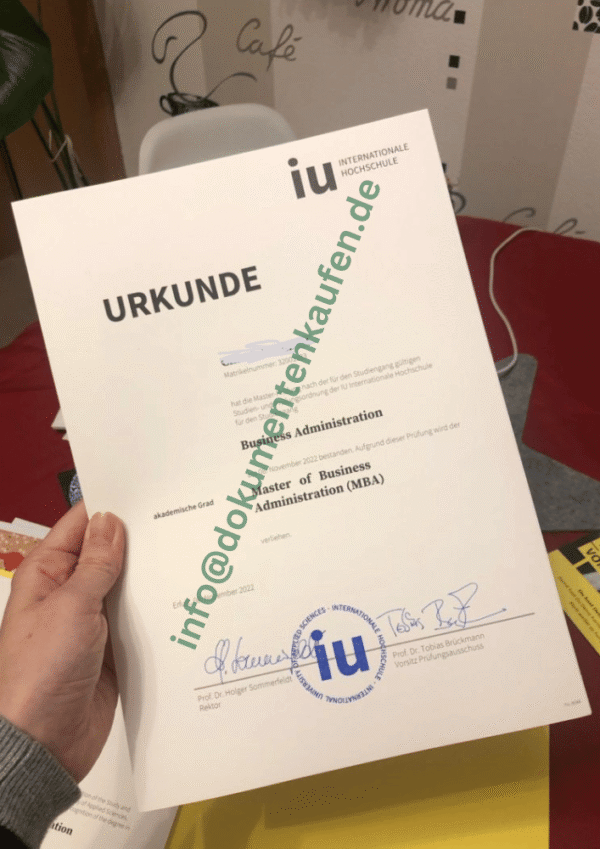 IU Fernuniversität Zertifikat – Vollständiges Studienprogramm – Bild 3